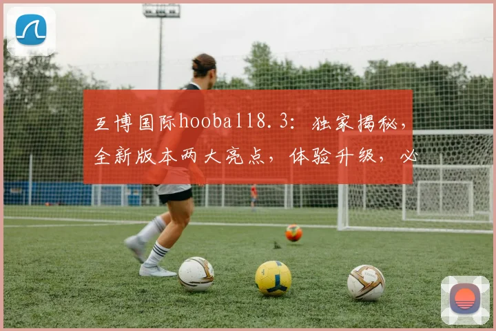 互博国际hooball8.3：独家揭秘，全新版本两大亮点，体验升级，必看攻略